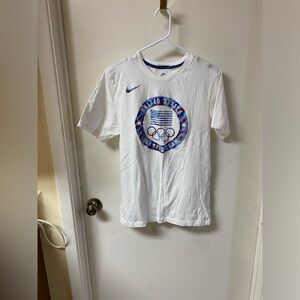 Nike White Olympic Graphic Tee (d)